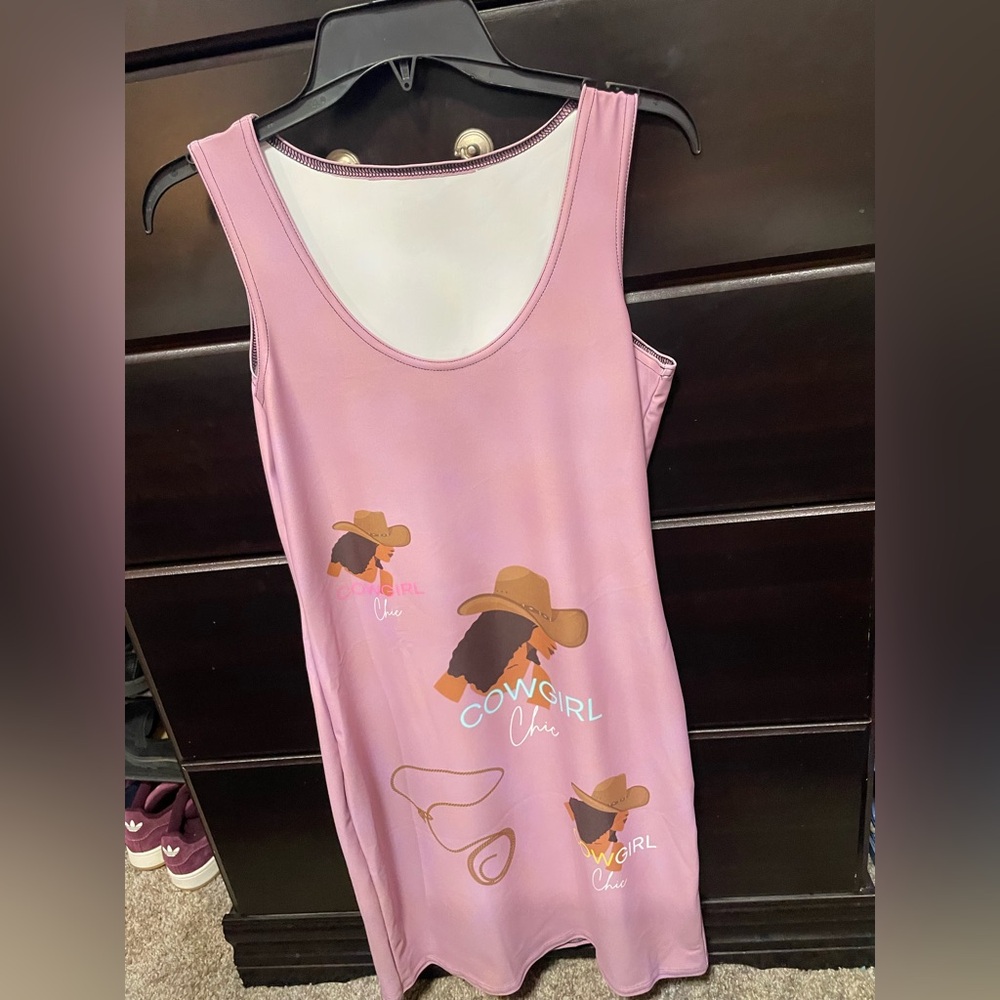 Pink Cowgirl Chic Tank Top